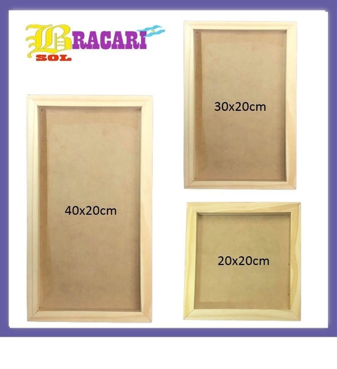 BASTIDORES PINO 40X20, TERMINACIÓN A 45°