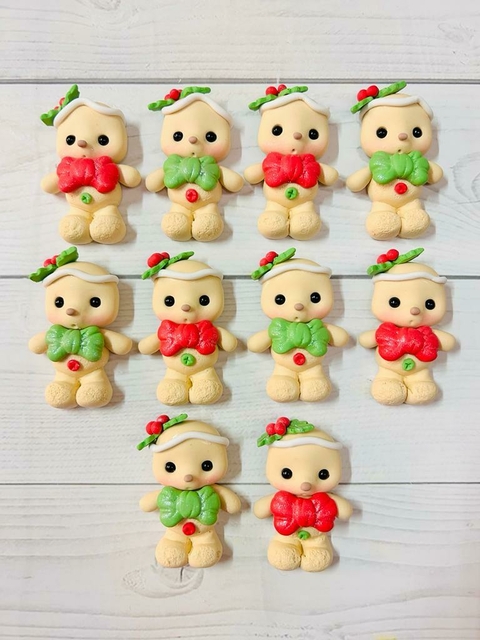 APLIQUES TERNURITAS DE JENGIBRE, PORCELANA FRIA