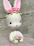 CENTRO DE TORTA CONEJA CON TUTU, 17CM, PORCELANA FRIA - comprar online