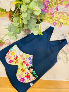 Cruzado Patch Azul