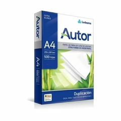 Papel Resma Autor Ledesma x500h. -