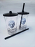 30 Copos com tampa e canudo 480ml - comprar online