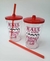 50 Copos Com Tampa e Canudo 480ml Personalizados