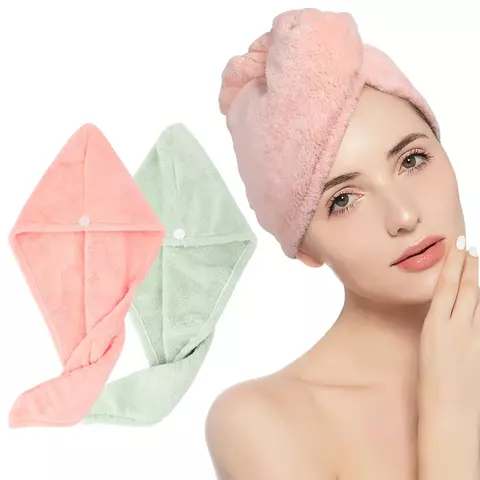 Turbante microfibra secador de pelo Color Rosa