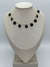 chocker con piedras negras