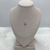 Collar corazón de piedra rosa
