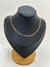 Collar con eslabones semi redondo