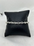 Pulsera con eslabones rectangular