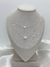 collar doble con perla