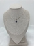 Collar mas dije corazón azul