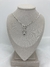 Collar mas dije corazón de niña