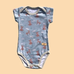 BODY BAMBI CON PICOT - MANGA CORTA