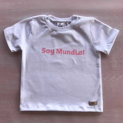 REMERA SOY MUNDIAL ROSA
