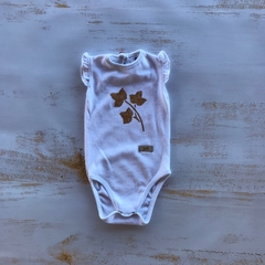 BODY ESTAMPA FLORES ORO - comprar online