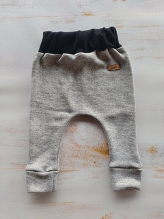 BABUCHA FRISA - GRIS C/ CINTURA NEGRA