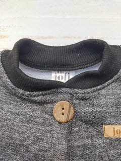 SAQUITO AGODON FRISADO - GRIS TOPO JASPEADO - comprar online