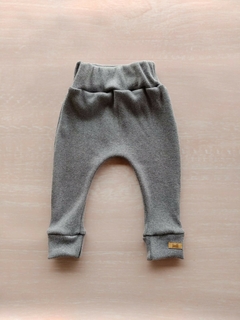 BABUCHA MORLEY- GRIS OSCURO