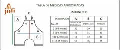 Jardinero GRIS - Tienda Jofi