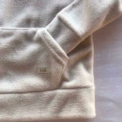 Buzo Polar con Capucha- Beige - comprar online