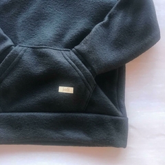 Buzo Polar con Capucha- Negro - comprar online