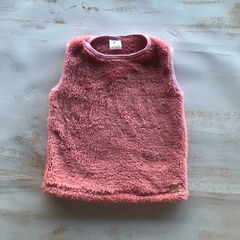 CHALECO CORDERITO BIFAZ- ROSA VIEJO