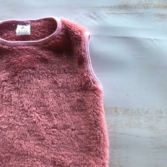 CHALECO CORDERITO BIFAZ- ROSA VIEJO - comprar online