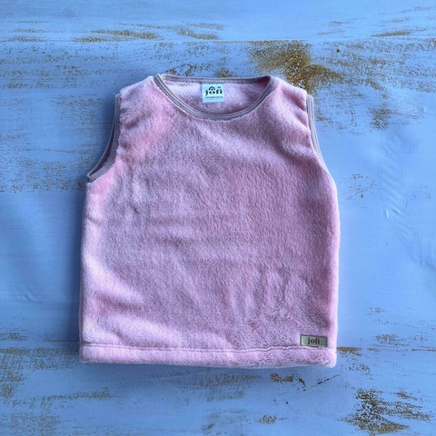 CHALECO POLAR SOFT- ROSA BEBE - comprar online