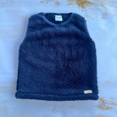 CHALECO CORDERITO BIFAZ- AZUL - comprar online