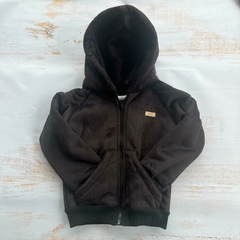 CAMPERA CORDEROY CON CORDERITO - NEGRO - comprar online