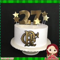 Topo de bolo Flamengo
