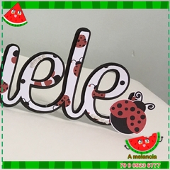 Nome 3d e cursivo Lady Bug na internet
