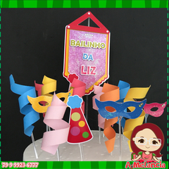 Topo de bolo Carnaval - comprar online