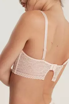 Corpiño con base y aro de puntilla - tienda online