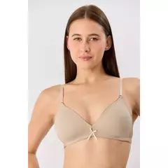 corpiño lycra y encaje sin aro jazmin - Fanny
