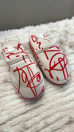 pantuflon estampado