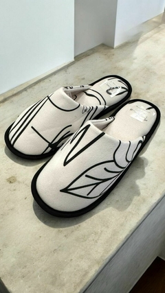 pantufla estampada inyectada