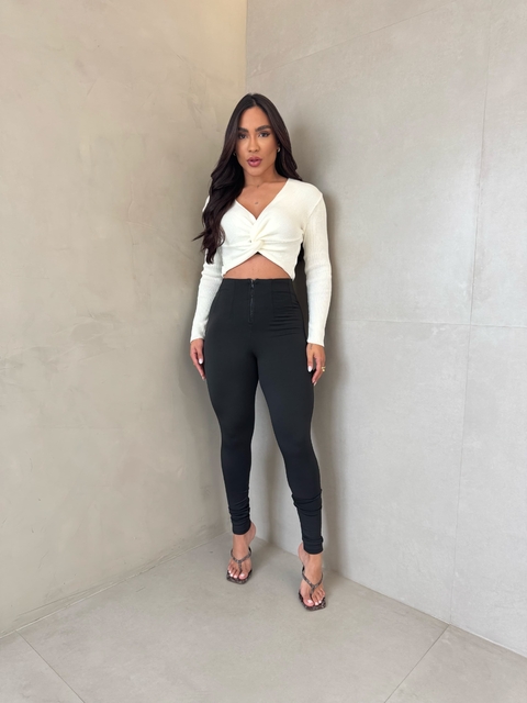 Calça montaria flanelada