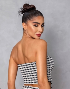 Cropped Corselet Tweed - comprar online