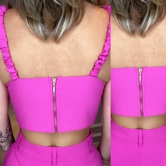 CONJUNTO SHORTS E CROPPED TENCELL - comprar online