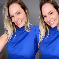 T-shirt Megan Azul na internet