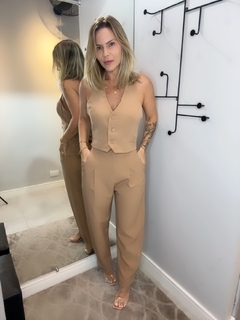 Calça Alfaiataria Pregas - Irelde Modas