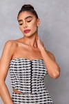 Cropped Corselet Tweed