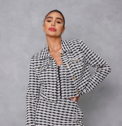 Casaco Tweed Grazia na internet