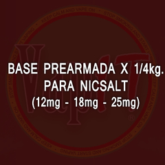 BASE PREARMADA PARA SALES X 1/4 kg
