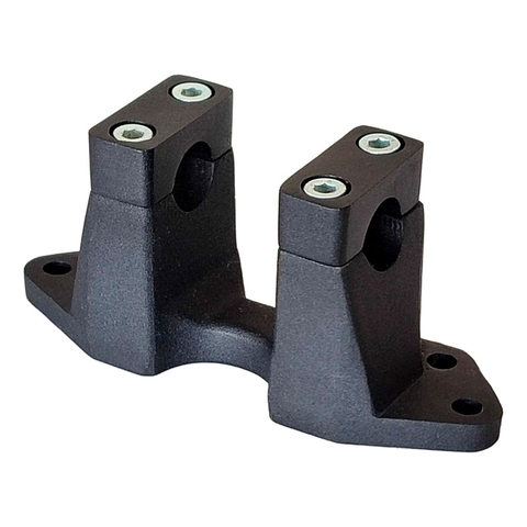 Soporte Adaptador Clamp Manubrio Bajaj Rouser Ns 200 Negro