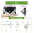 Panel Reflector Solar 100 Led Sensor Movimiento Negro