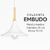 Colgante EMBUDO de Metal Blanco y Madera – 35 cm de Diámetro x 40 cm de Alto en internet