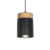 Colgante de techo 1 Luz Ø11x16 cm - Blanco o Negro | Portalámparas E27 - comprar online