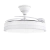 Ventilador De Techo Kanji Retráctil Blanco o Plateado 4 Aspas 6 Velocidades - comprar online