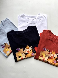 Remera Pugs gorditos - tienda online